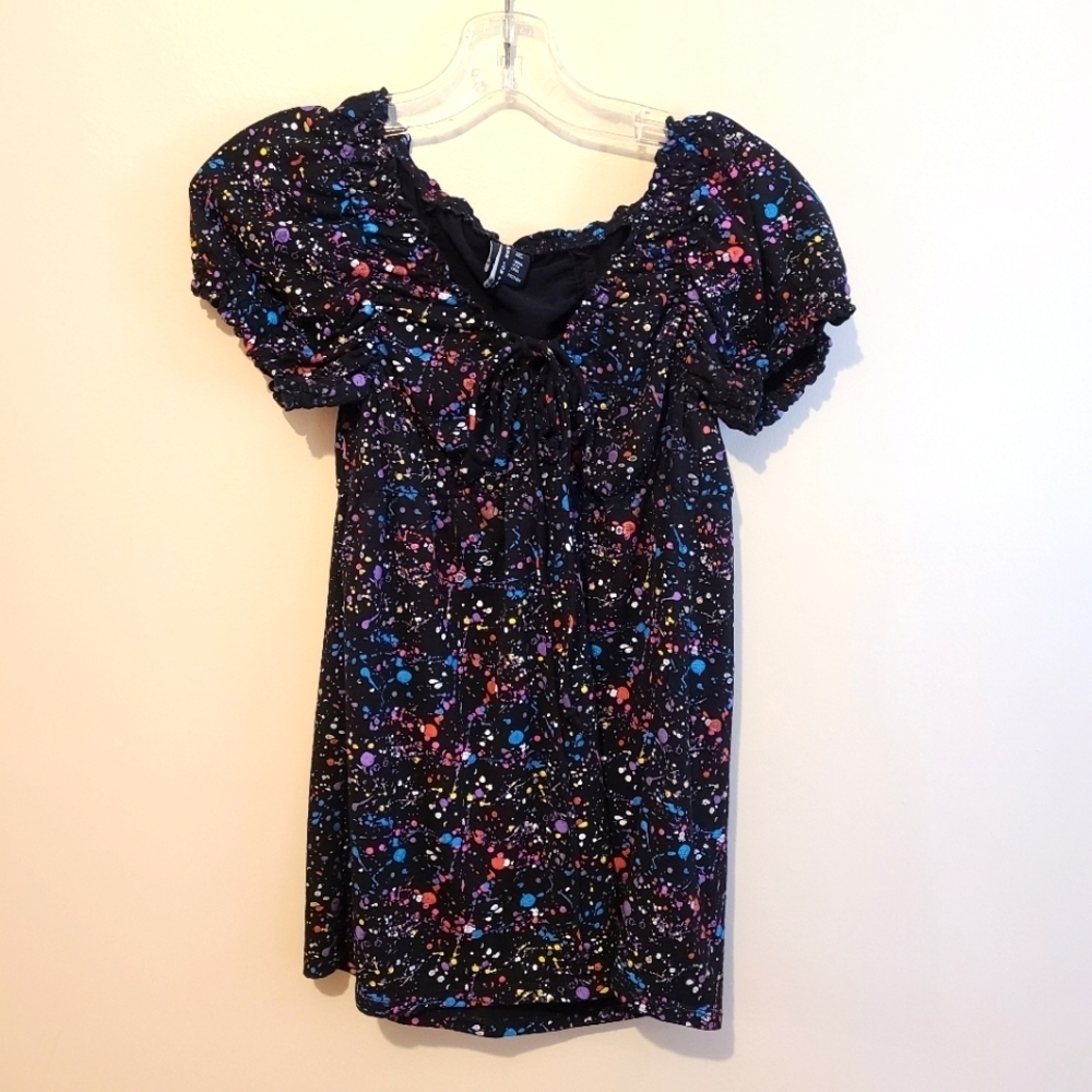 *2 for $30* Vintage Paint Splatter Top